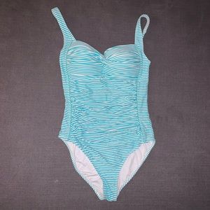 Nip Tuck Swim- Teal One Piece Swimsuit